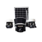 دوربین مداربسته بیسیم پهبادی خورشیدی سیم کارتی سه لنز