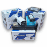 پک ۴ عددی دوربین مداربسته دید در شب رنگی فلزی با هارد