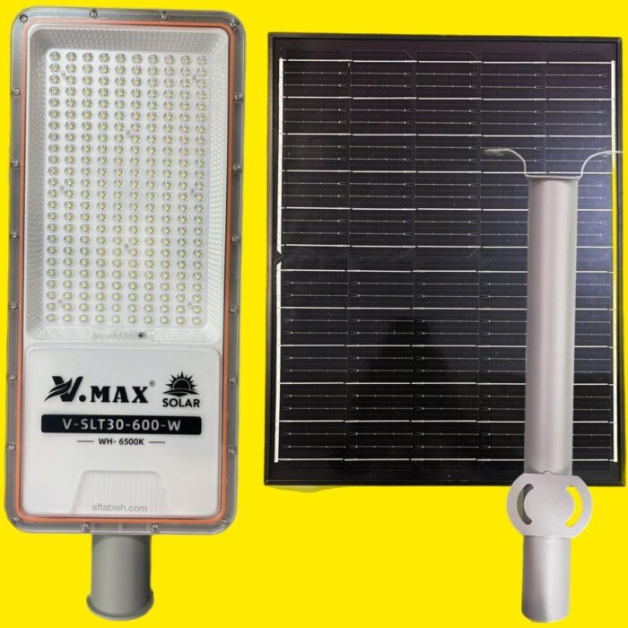 چراغ خیابانی خورشیدی 600 وات ویمکس V-SLT30-600-W (IRV81600) - تصویر 1